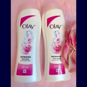 🔥Olay Refreshing Rose & Milky White Bady Wash 200ml
